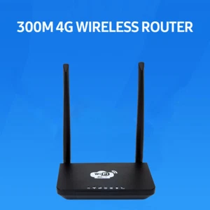 4G LTE WiFi Router 300Mbps Wireless with SIM Card Slot 2 External Antennas Y1Z1 - Picture 1 of 10