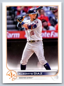 Tarjeta de béisbol de los Astros de Houston Aledmys Díaz 2022 actualización Topps #US289 - Imagen 1 de 2