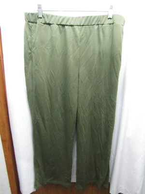 NEW WOMENS RUBY RD. CASUAL STRETCH GREEN PANTS SIZE M INSEAM 26" WAIST FLAT 18" - Image 1 of 4