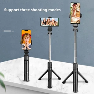 NEW 360° Selfie Stick Tripod w/Remote Bluetooth for iPhone 13 12 Pro Max 11 XS - Picture 1 of 14