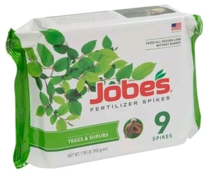 Jobes Fertilizer Spikes for Beautiful Trees & Shrubs, 9 Spikes - Picture 1 of 2