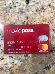 MoviePass RED Card Rare Memorabilia Collectors Item Unsigned - Picture 1 of 2
