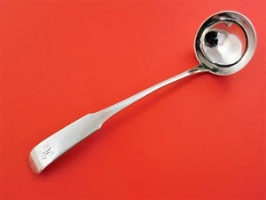 Montrose SILVER TODDY LADLE by JOHN GLENNY Scottish provincial Oar pattern spoon - Picture 1 of 4