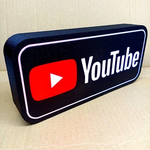 Caja de luz YouTube | Iluminación RGB | Configuración de juego | Streamer YouTube - Imagen 1 de 6