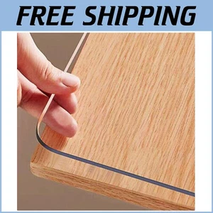 Scratch and Heat Resistant 18x72 Inch Clear Table Protector- Fits Any Surface - Picture 1 of 10