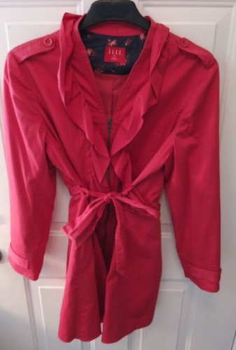 VETEMENTS Giacca Elle XL foderata primaverile donna rossa elegante comoda