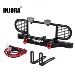 INJORA Metal Front Camel Trophy Bumper with Light for Traxxas TRX-4 Defender - Picture 1 of 9