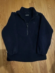 Size 46 Fr- M/L - Balenciaga Convertible Fleece - Navy - Picture 1 of 6