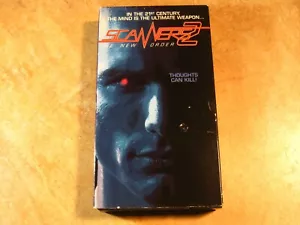 SCANNERS 2 THE NEW ORDER VHS *NOT 1992 VIDEO TREASURES 1ST EDITION 1991 MEDIA - Picture 1 of 8