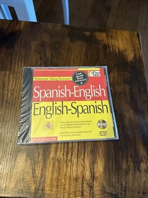 Pro One Spanish-English English-Spanish Multimedia Talking Dictionary PC CD ROM - Image 1 of 2