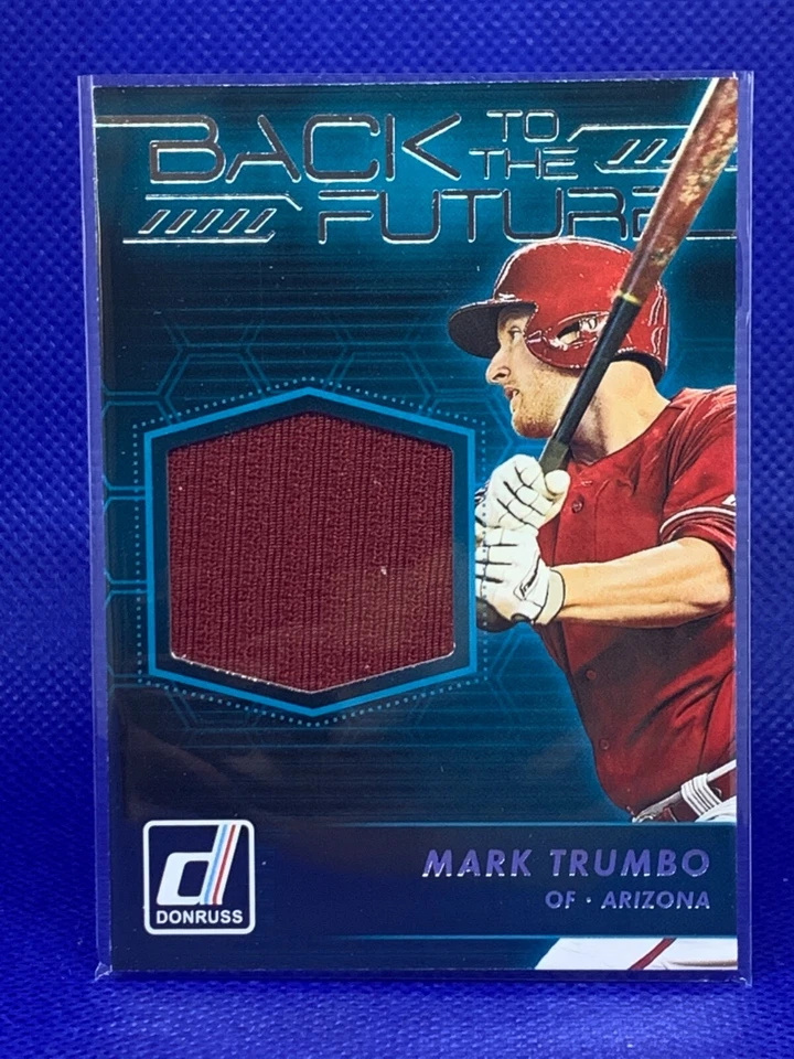 Donruss Back to the Future Materials 2017 #BFM-MT Mark Trumbo (usado en el juego) Foto 1 de 2