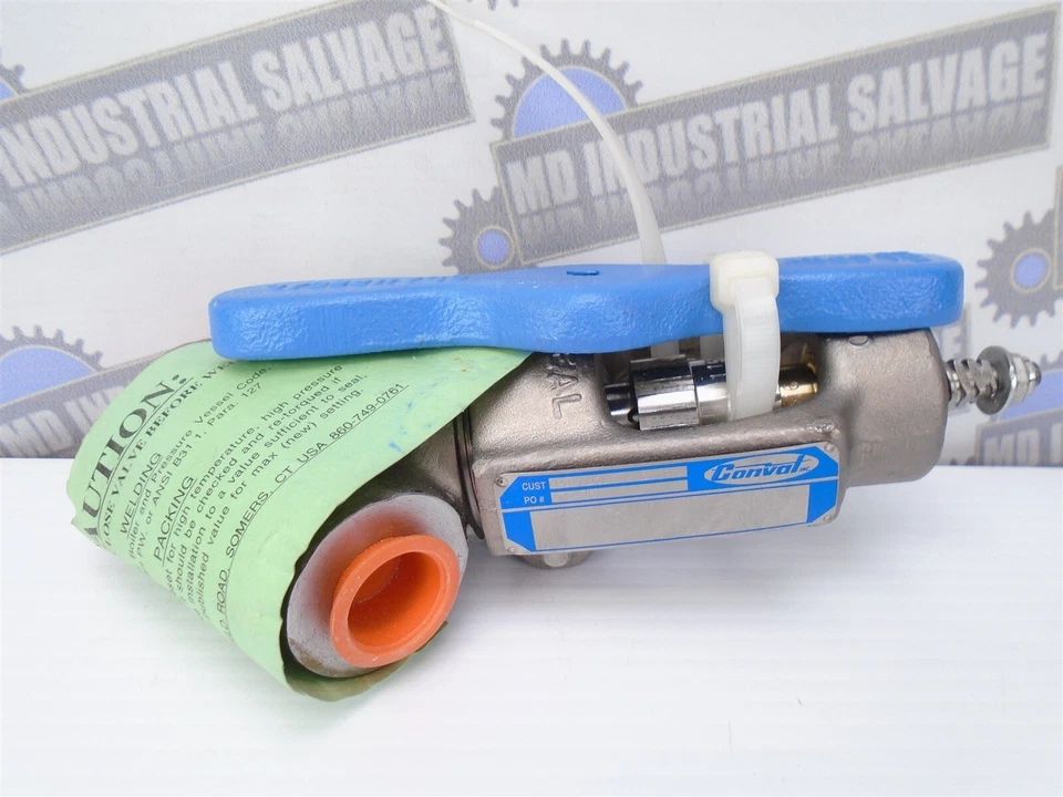 CONVAL - 12G2-S053D-1137 - 1/2" - Y Stainless Socket Weld Globe Valve - 3705 WOG - Image 1 of 4