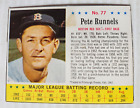 1963 Post Pete Runnels Boston Red Sox #77