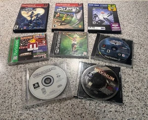 Lot Of 8 Sony PS1 & PS2 Games: Namco, Square Enix, Konami; Tested & Working! - Picture 1 of 8