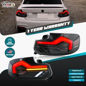 Pair LED Tail Light For BMW 2 Series 2014-2020 F22 F23 M2 W/Seqeuntial New Style - Bild 1 von 21
