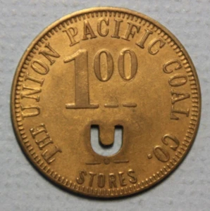 Scofield Utah Union Pacific Coal Co gut für 1,00 $ Orco-Ware 31 mm Medaille - Bild 1 von 2