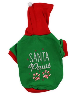 Disfraz de Navidad para perro/sudadera con capucha patas de santa talla mediana Foto 1 de 3
