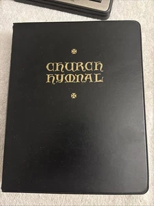 1941 Church Hymnal, Seventh Day Adventist Church SDA, Black Hardcover, Vintage - Foto 1 di 15