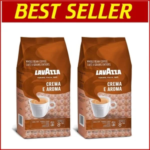 Thick Crema Dark Roast Coffee Beans - 2.2-Pound Bags, Arabic & Robusta Blend - Picture 1 of 9