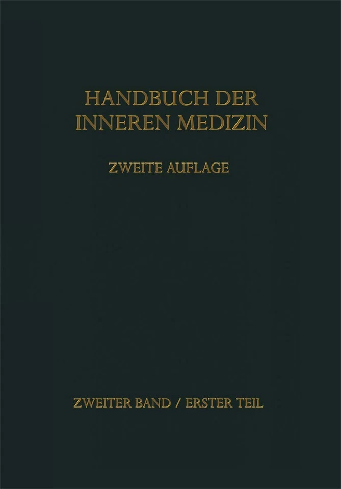 Gustav von Bergmann Walter Frey Herbe Handbuch der inne (Paperback) (UK IMPORT) - Image 1 of 1