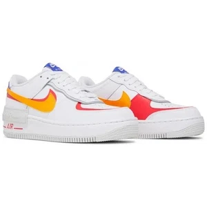 NEW Nike Air Force 1 Shadow Casual Sneakers White Size 7.5 Women's DZ1847 100 - Picture 1 of 10