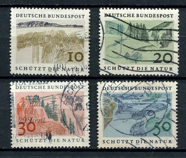 Germany - BRD : Nature Protection set from 1969 - used - Image 1 of 1