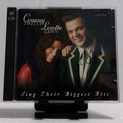CONWAY TWITTY & LORETTA LYNN Sing Their Biggest Hits 1997 2 CD Set 41 Tracks VG - Image 1 of 4