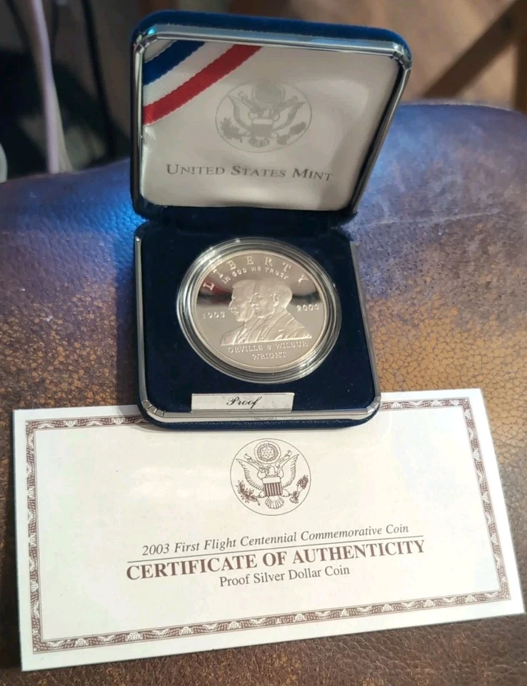 2003P US Mint First Flight Centennial Commemorative Proof Coin Program - Image 1 of 4