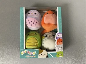 Squishmallows Original Micromallows 4 Pack New in Box Eyk Elson Dohna Scarlito - Picture 1 of 6