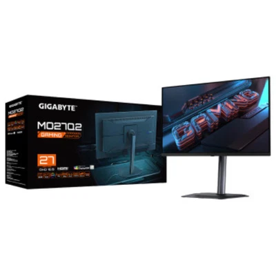 Gigabyte 27" QHD 240Hz 0.03ms USB-C OLED Gaming Monitor 16:9 HDMI Black MO27Q2 - Image 1 of 3