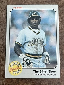 1983 Fleer #639 Rickey Henderson Oakland Athletics Please See Description - Picture 1 of 2
