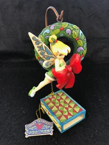 Guirnalda de Navidad Jim Shore Disney Traditions Tinker Bell 4023547 sin cajón - Imagen 1 de 5