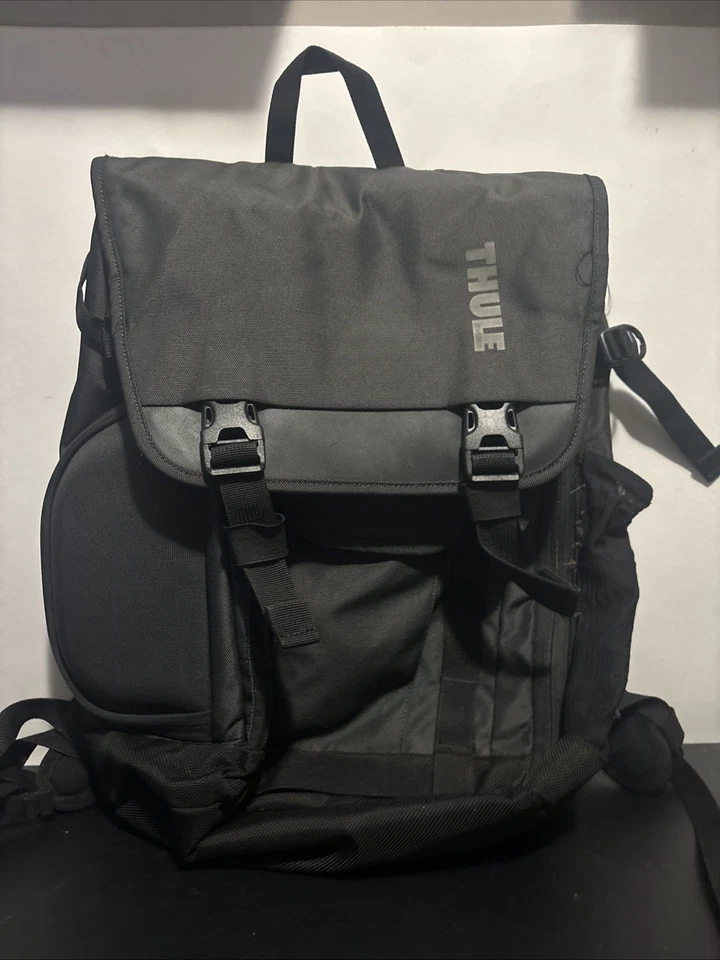 THULE Sweden Crossover Black Backpack Laptop Bag Hiking Bag Book Bag 18” - Image 1 of 4
