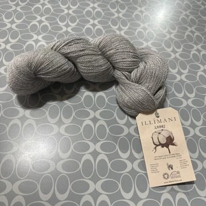 ILLIMANI Sabri Garn Baumwolle Baumwolle Alpaka grau 437 Yards - Bild 1 von 5