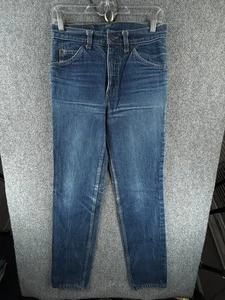 VTG Levi's 630-0217 Orange Tab Blue Jeans Dark Wash Cotton 70s 80s ACTL 28X32 - Picture 1 of 24