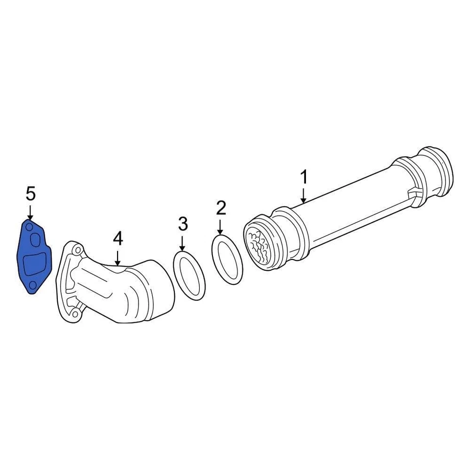 For Ford Excursion 00-03 Ford F4TZ6A636A Rear Engine Oil Filter Adapter Gasket Foto 1 de 1
