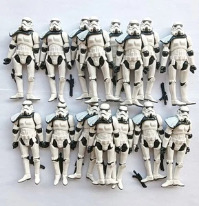 lot of 15 Hasbro Star Wars Stormtroopers trooper action figure w gun 3.75" #S3 - Picture 1 of 10