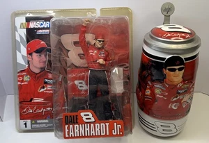 Dale Earnhardt JR. NASCAR Action Figure 2004 + 2004 Dale Eanrhardt JR Stein - Picture 1 of 7