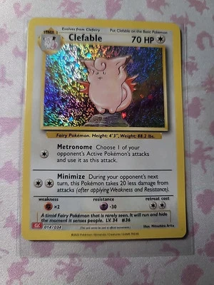 Clefable 014/034 CLC Holo Pokemon Trading Card Game Classic English #1 - Image 1 of 2