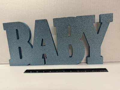 Decoración de madera maciza brillante para baby shower, habitación de bebé Foto 1 de 2