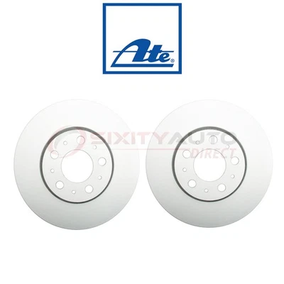2 pc ATE Front Disc Brake Rotor for 2003-2007 Volvo XC70 - Braking Tire rl - Imagem 1 de 4