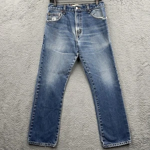 Vintage Levis 517 Jeans Herren 30x30 Blau Red Tab Bootcut Washed Out Dunkel 90er - Bild 1 von 10