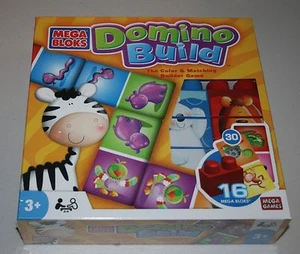 Mega Bloks Domino Build Color & Matching Game - Ages 3+ - Complete NEW & SEALED - Picture 1 of 1