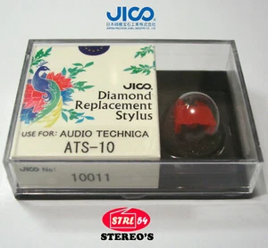 Stylet JICO haute qualité ATS10 Audio-Technica PATHÉ PHILIPS TEAC THOMSON THORN - Imagen 1 de 3