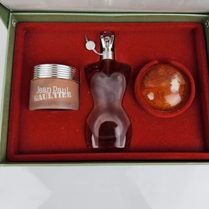 Vintage Jean Paul Gaultier Perfume Body Cream Perfumed Soap EDT 1.7 fl oz Set - Picture 1 of 13