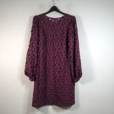 Vestido Airie Floral Trina Turk, Para Mujer Talla 10 - Púrpura Oscuro Foto 1 de 4