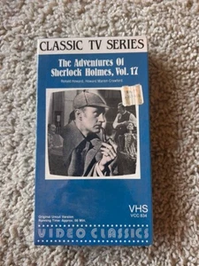 The Adventures of Sherlock Holmes The Case of Harry Crocker VHS Tape VCC 834 - Foto 1 di 3