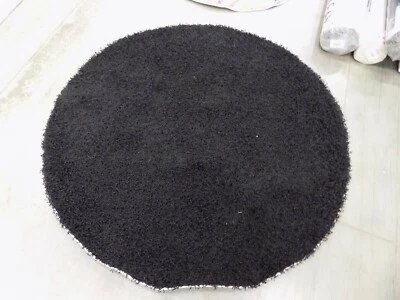 Alfombra redonda NEGRO 5' X 5' defecto, precio reducido 1172581566 SG851B-5R Foto 1 de 3