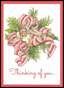 Greeting Card - Mouse - Linda K. Powell Or Bill Stroble - Christmas - 0542 - Picture 1 of 2