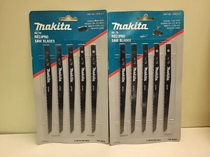 2 MAKITA NO. 79 HOJAS DE SIERRA RECÍPRO PARTE Nº 792616-2 2 PAQUETES 5 HOJAS cada uno - Imagen 1 de 15